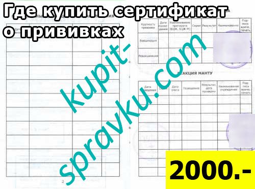 Где выгодно и недорого купить сертификат о прививках?, Фото №3